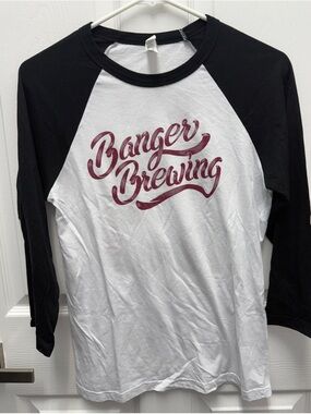 Vintage Las Vegas Banger Brewing Raglan Tee - Black & White Women’s Small #13
